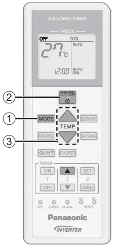 Panasonic Ac Remote ( Manual ) AC Guide